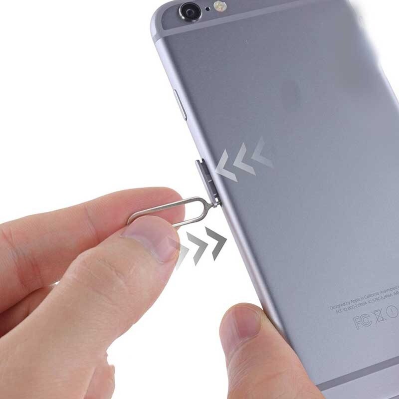 10 Pcs Slim Sim Kaart Lade Pin Eject Removal Tool Naald Opener Ejector Voor Meest Smartphone Card Cutter Pin Opener removal Tools