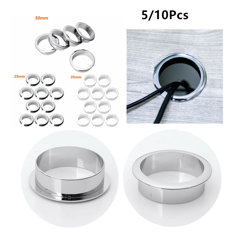 Wire Hole Covers Round Table Cable Outlet Plugs Desktop PC Cable Hole Caps Furniture Vent Hole Stoppers Home Decor Hole Grommets