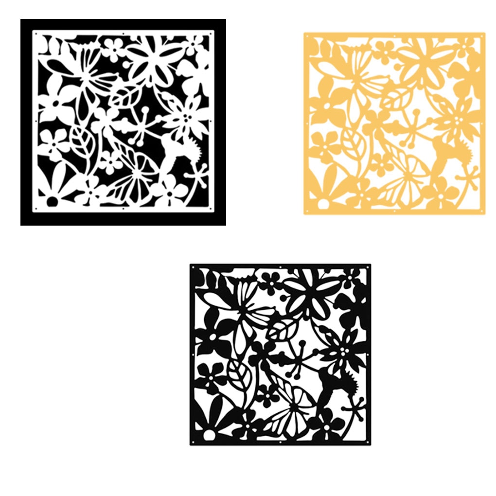 1PC Flower Hanging Screen Curtain PP Hanging Living Room Divider Partition Wall Home Decor Hanging Screen Room Divide Board