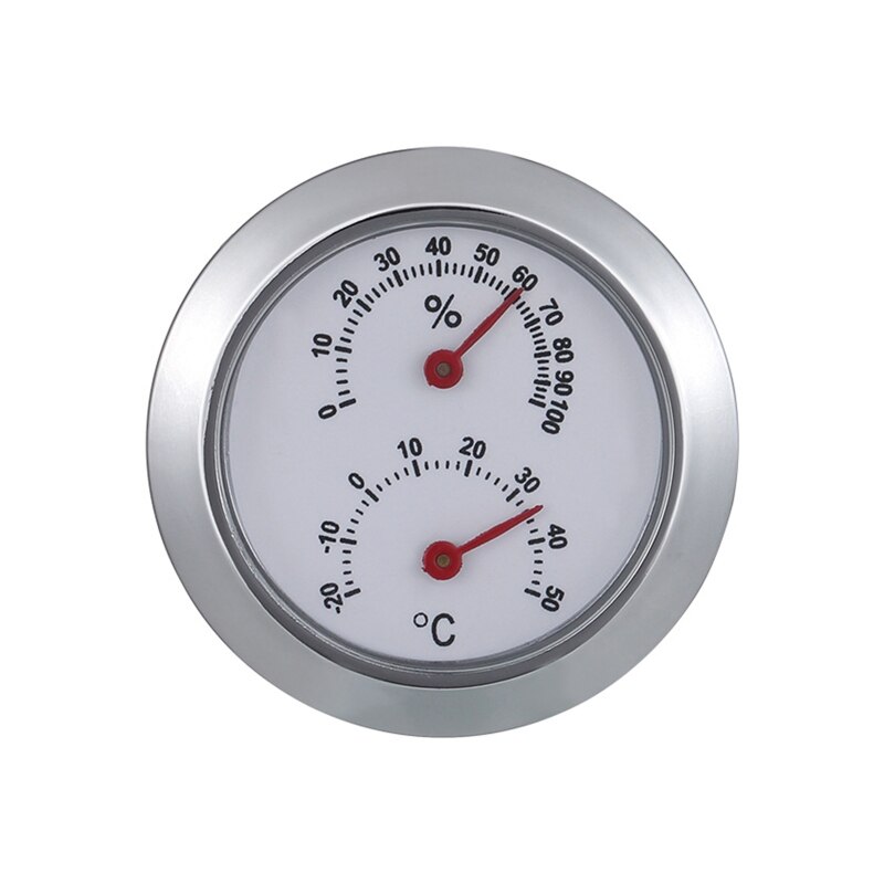 Mini higrómetro Digital redondo, termómetro, medidor de temperatura y humedad para humidificadores, tarros para puros, incubadoras, funda para guitarra, supplo