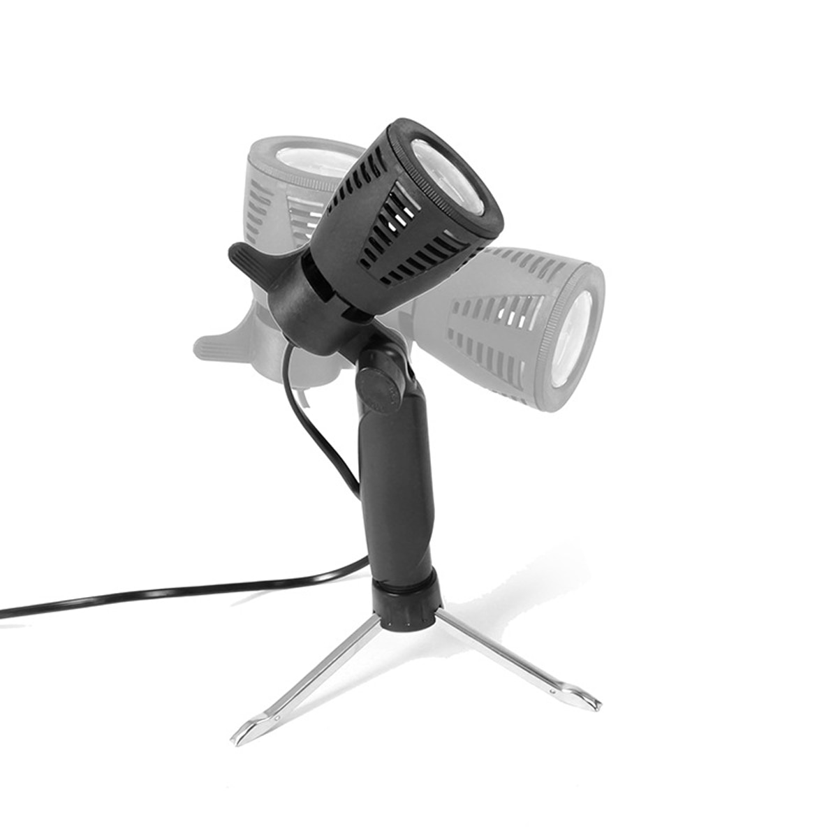 Hvidt varmt lys 6w led fotografering fotostudie lys lampe kamera softbox stativ stand pære til lys telt 5500k/2700k