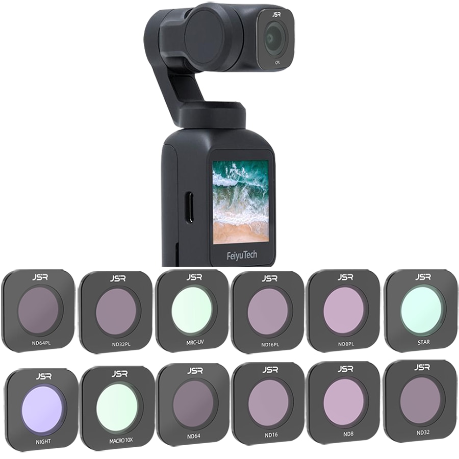 For FeiyuTech Pocket Handle Camera Filter CPL Polar ND4/8/16/32/64 Neutral Density NDPL Filters Gimbal For Feiyu Accessories
