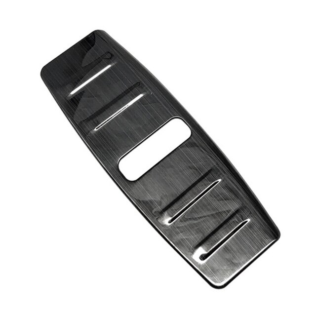 For Tesla Model 3 Accessories Front Trunk Sill Plate Guard Hood Lock Cover Protector Carbon Fiber Black decorative strips: black