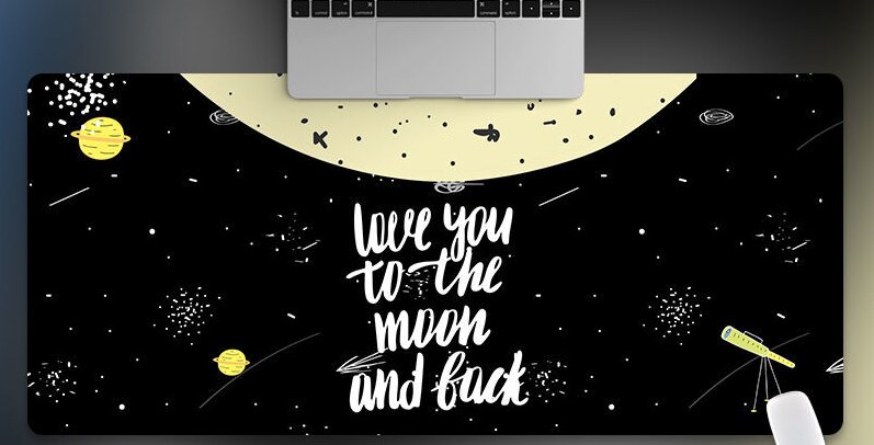 Mouse Pad Cute Desk Mats Kawaii Desk Pad Kawaii Mouse Pad Deskpad for Home Computer Keyboard Gaming Office Accessories 80x30cm: 300x800x2mm 09