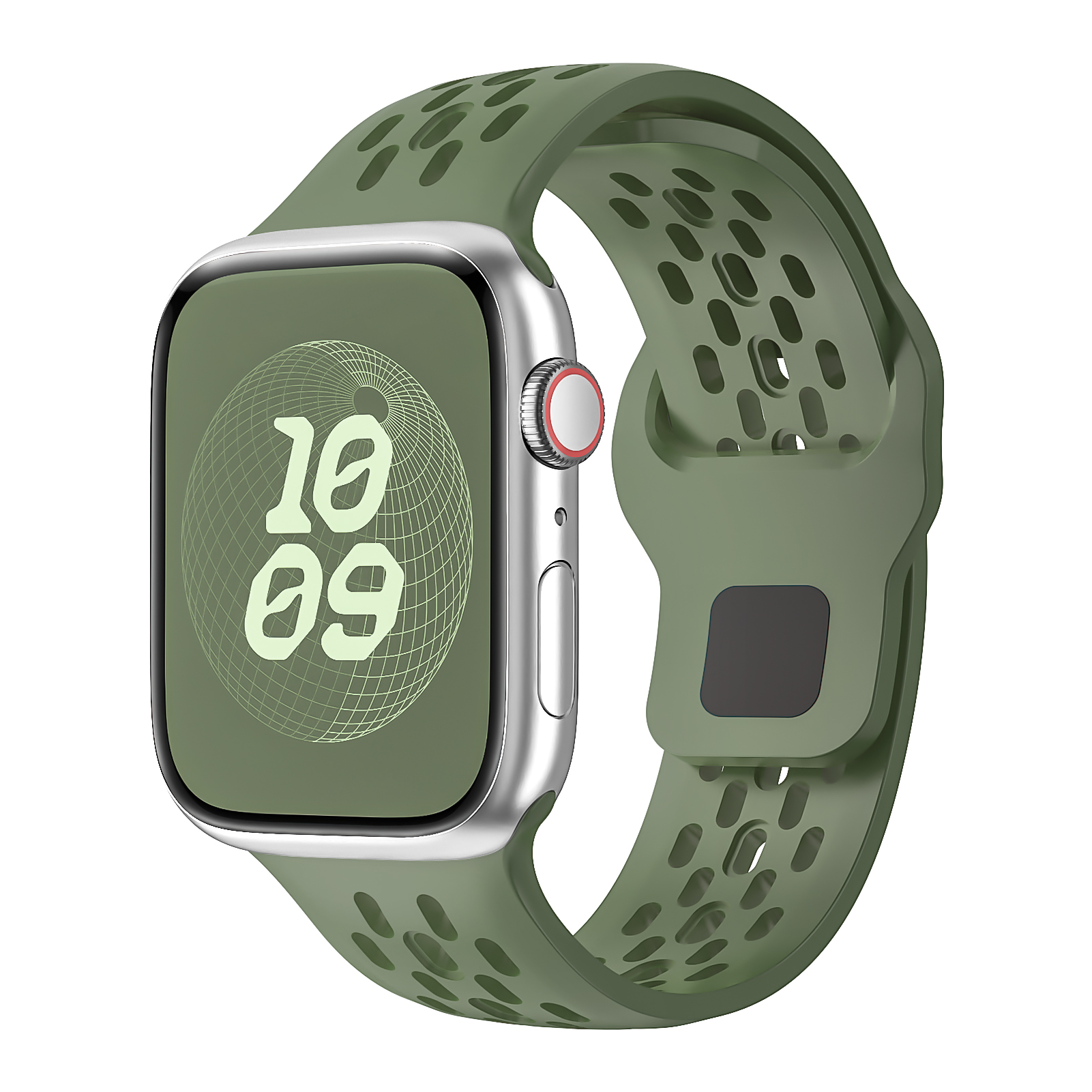 Silikone rem til apple watch rem 45mm 41mm 44mm 49mm 40mm 38 42mm 46mm armbånd correa iwatch series 10 9 8 7 6 5 3 se ultra: Sølvgul / 20mm