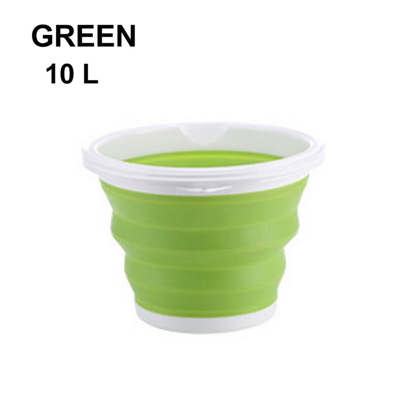 3L/5L/10L Tragbare Falten Eimer Silikon Kunststoff Auto Eimer Kinder Outdoor Angeln Haushalts Multifunktionale Eimer: 12