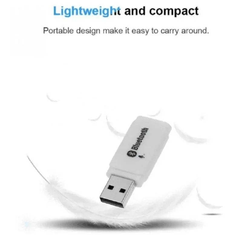 Adaptador USB Bluetooth 5,0 para ordenador, PC, altavoz, receptor de música, Kit de Cables para coche, manos libres