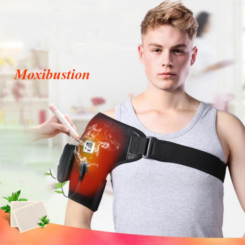 Warm Heating Electric Shoulder Pad Shawl Neck Shoulder Compress Universal Back Protection Gasket Therapy Wrap: Default Title