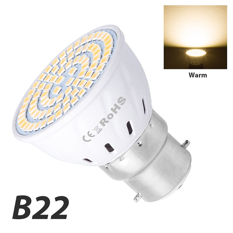 48 Leds Plant Groei Lamp B22 MR16 GU10 Volledige Spectrum 220V Hydrocultuur Groeilicht