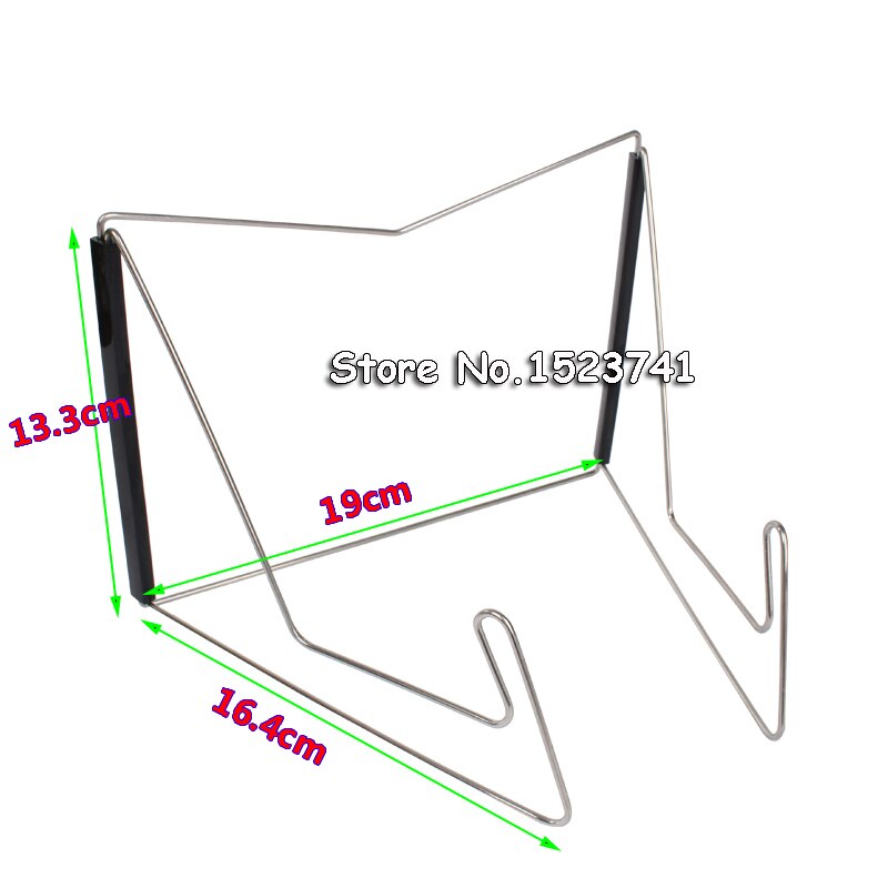 Steel Wire Portable Reading Frame Folding Bookend Music Stand reading Book Holder Stand