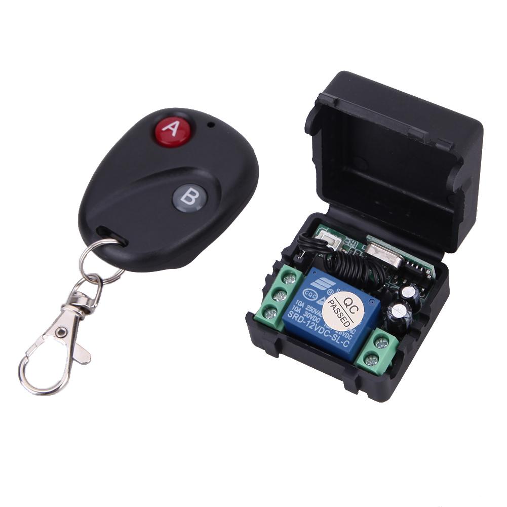 Universal Wireless Remote Control Transmitter From dc 12V 10A 433MHZ Remote Control Switch With Receiver For Anti-Theft Alarm Sy: Default Title