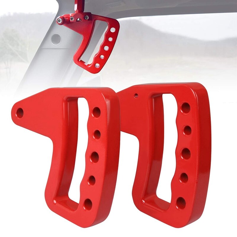 Red Voor Aluminium Grip, Stoere Man Handvat, Voorste Handgreep, Gemodificeerde Auto Leuning, geschikt Voor Jeep Wrangler 2007 Jk Jku