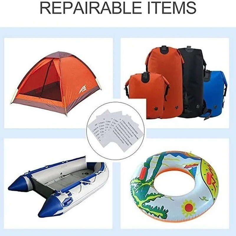 Waterproof Transparent Self Adhesive Nylon Sticker Cloth Patches Outdoor Tent Jacket Repair Tape Not Easy To Break Patch Tool
