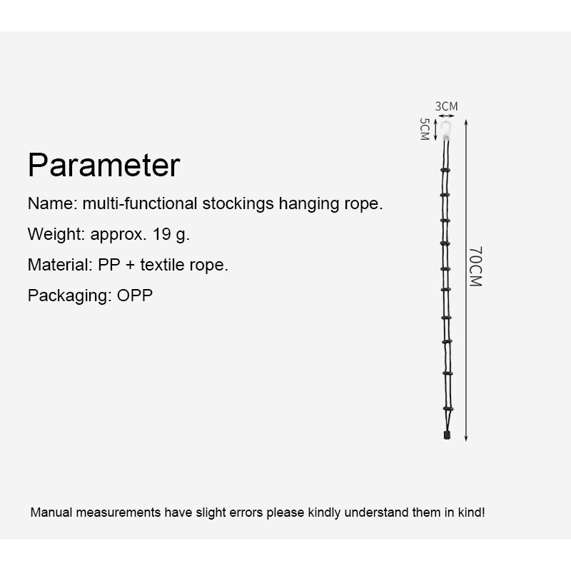 Verstelbare Sokken Waslijn Wasserij Organizer Holder Draagbare Opknoping Antislip Drogen Waslijn Touw Divider Droog Gereedschap