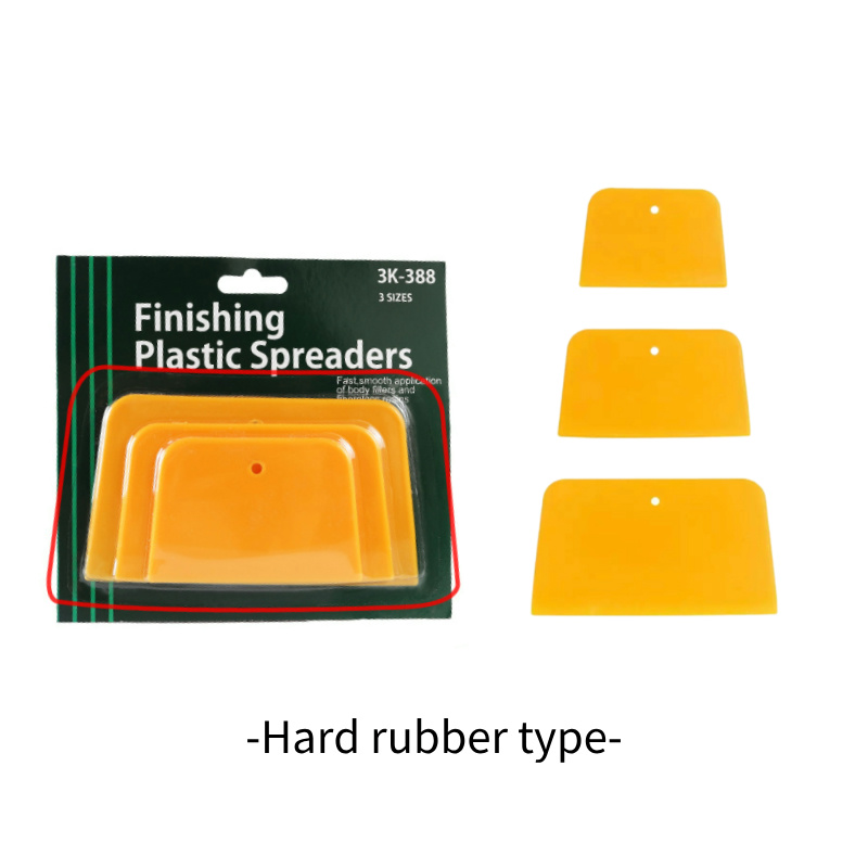 4/5/6 Inch Body Filler Spreaders car cloth tendon scraper film application Plastic Tools for Applying Fillers Putties Glazes
