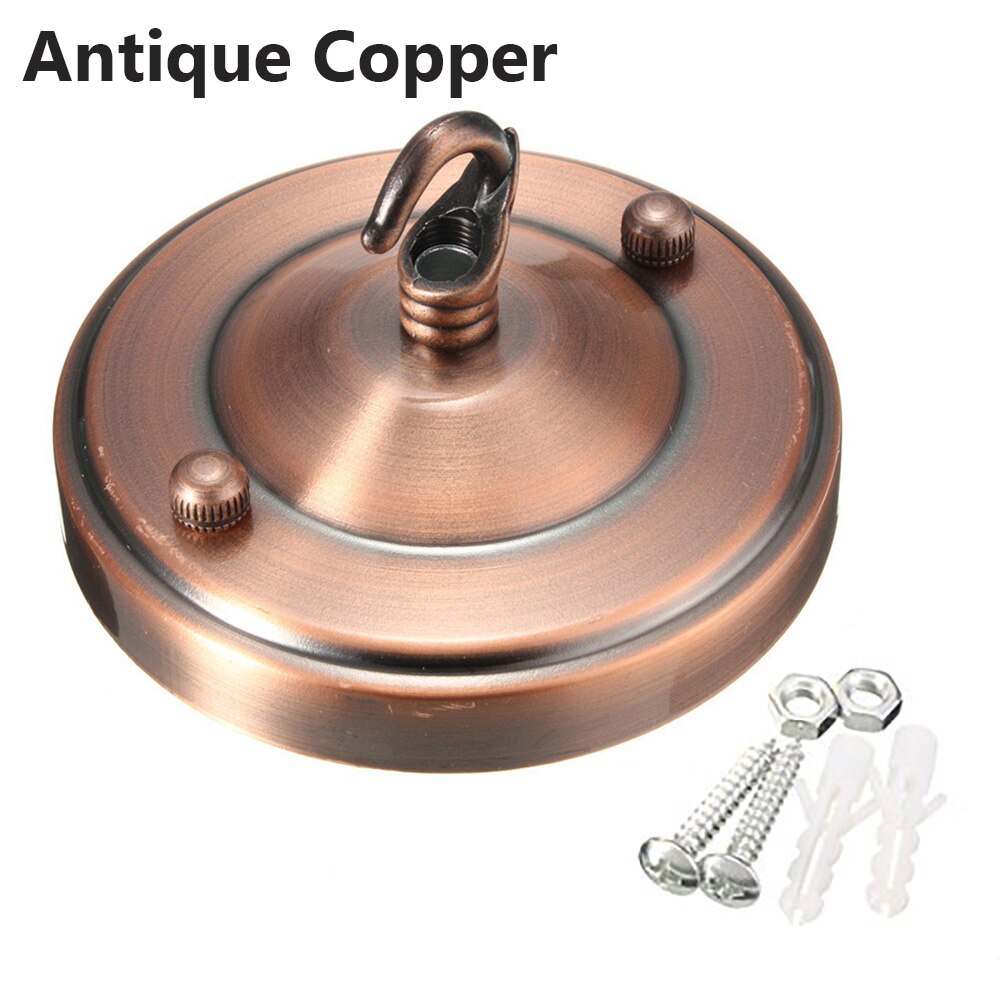 Lustre au plafond Antique Vintage, support d&#39;assiette à crochet, accessoire de lampe