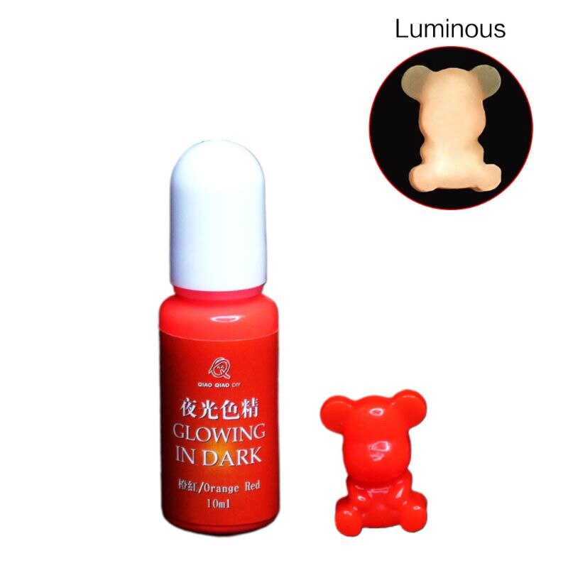 Lysende flytende pigment håndlaget ab lim uv epoxy mold filler håndverk smykker gjør diy toning materiale: 72