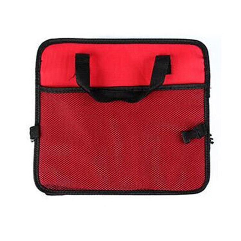 Car Accessories Foldable Car Trunk Organizer Bag Truck Van SUV Storage Basket Portable Net Mesh Compartment Organiser: RedNet Mesh
