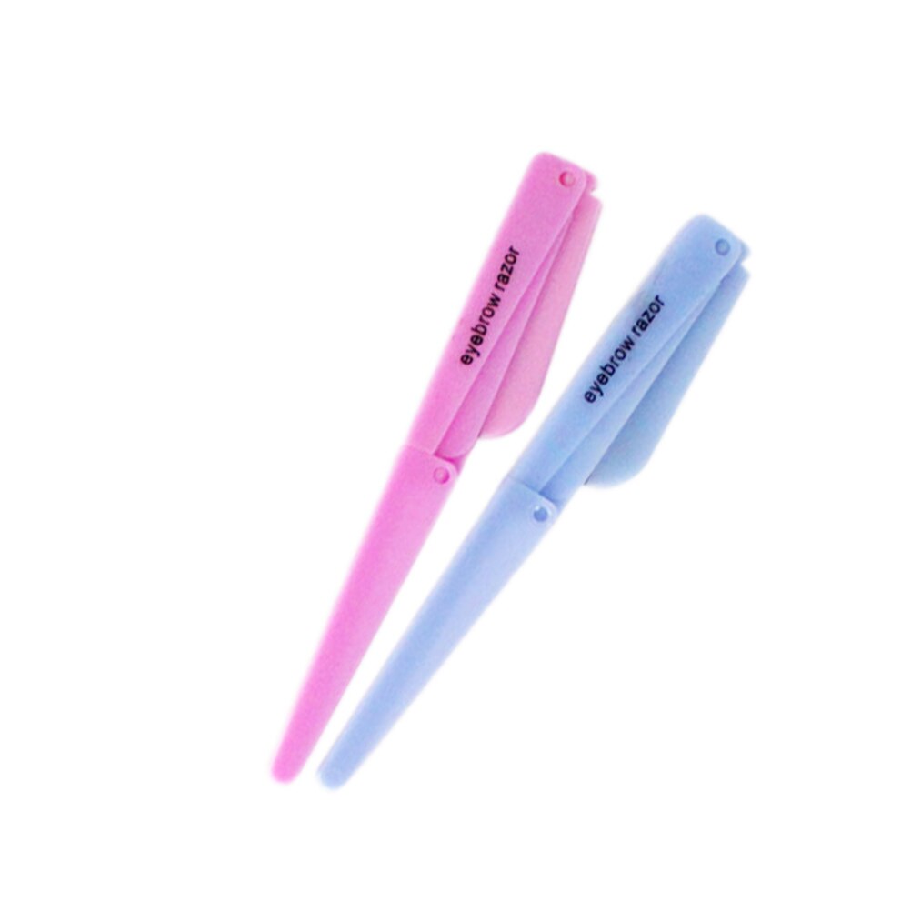 Set of Manual Portable Folding Facial Hair Shaver Trimmer Razor for Girl