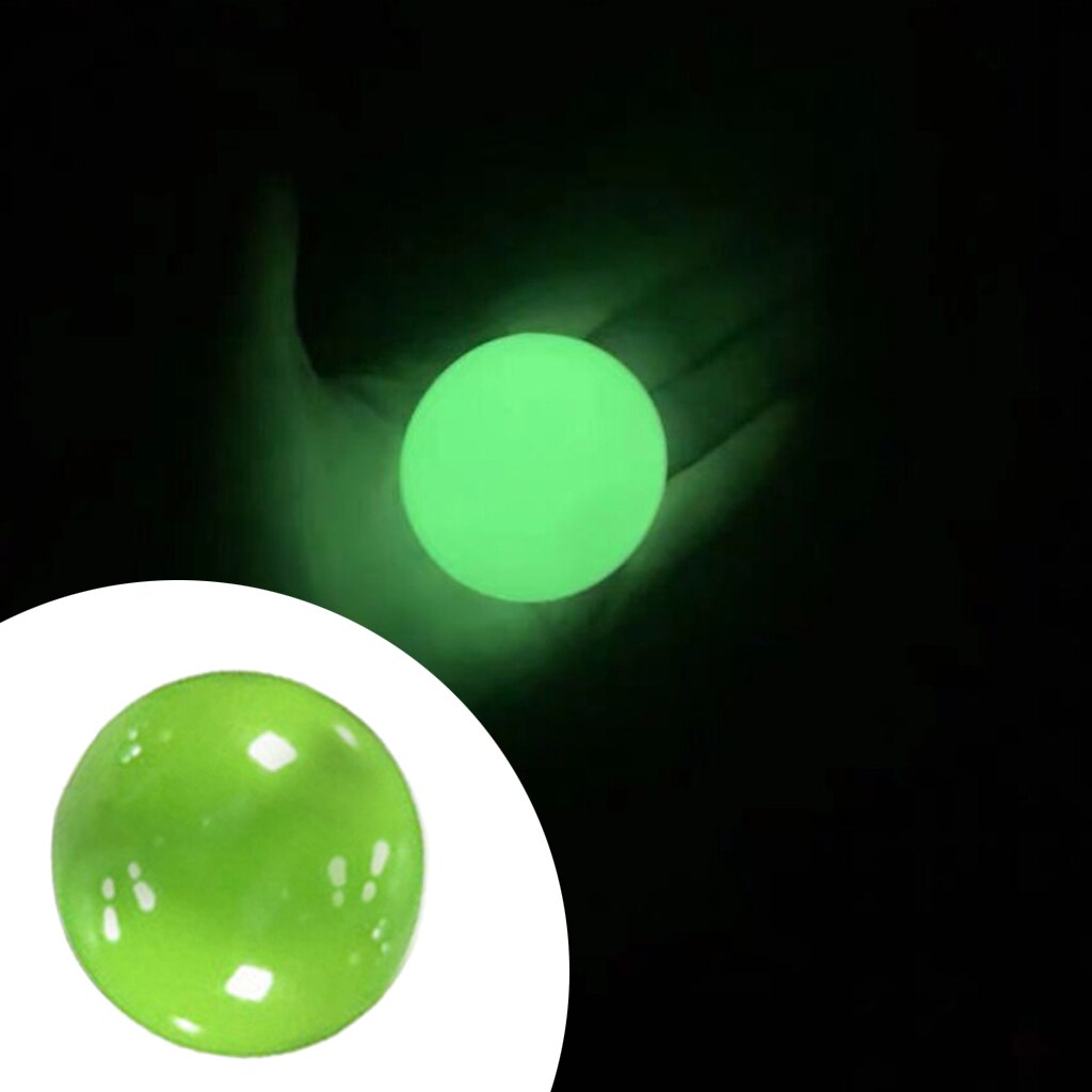Fluorescence Glow Sticky Balls Jump Wall Ball Fidget Toy Non-Toxic: 1pc