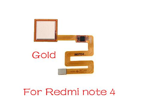 Lector de huellas dactilares para Xiaomi Redmi Note 4 4X5 5A 3 Pro lector Sensor inicio botón Flex cable