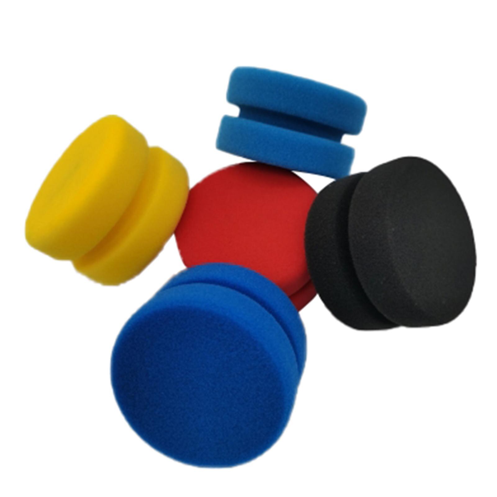 4 Stks/set 80Mm Hand Polijsten Buffing Pad Kit Voor Auto Polijstmachine Hand Tool Kit Voor Auto Polijstmachine Wax Buffer auto Polijsten Pad Set