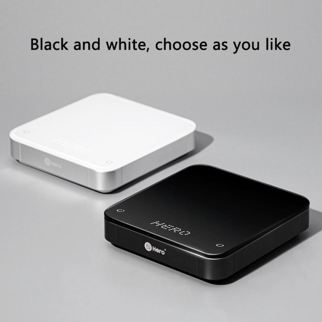 Automatic Espresso Scale with Timer USB Rechargeable Digital Scale for Restaurant Home