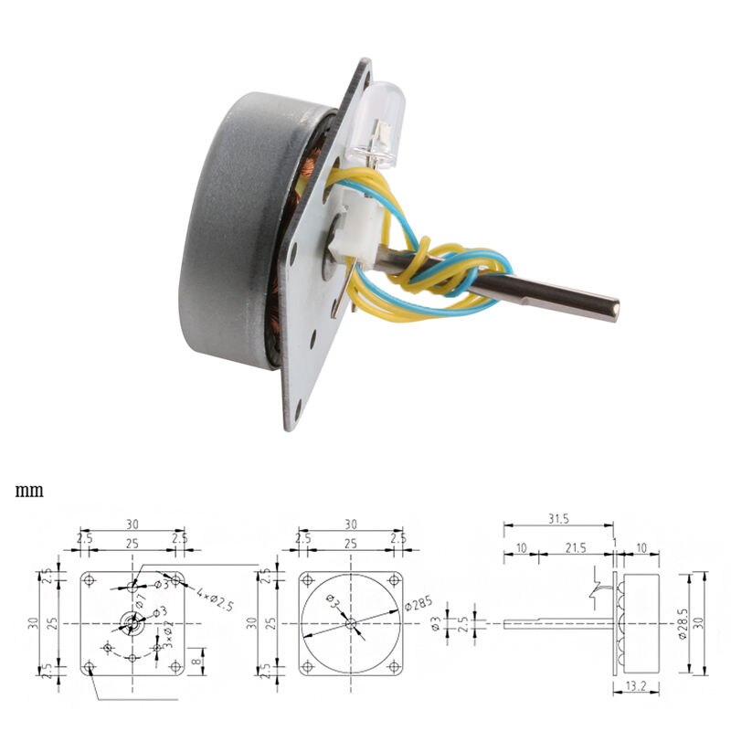 Mini Micro Small 3-phase Wind Turbines Hand Alternator Generator 3V-24v 12v