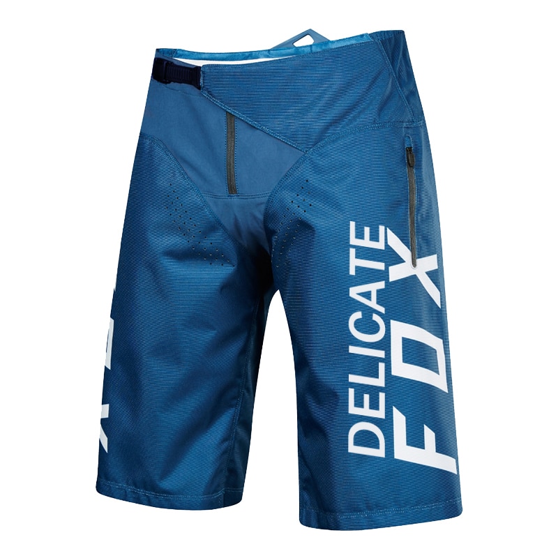 Renard délicat moto bleu Short Enduro Motocross vtt vtt vélo équitation Touring été pantalon court