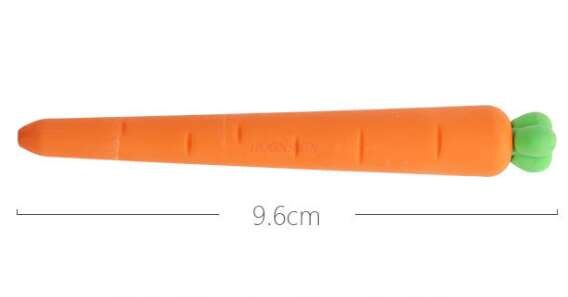 school supplies 3pcs cute children&#39;s pen-shaped carrot carrot eraser special stationery supplies