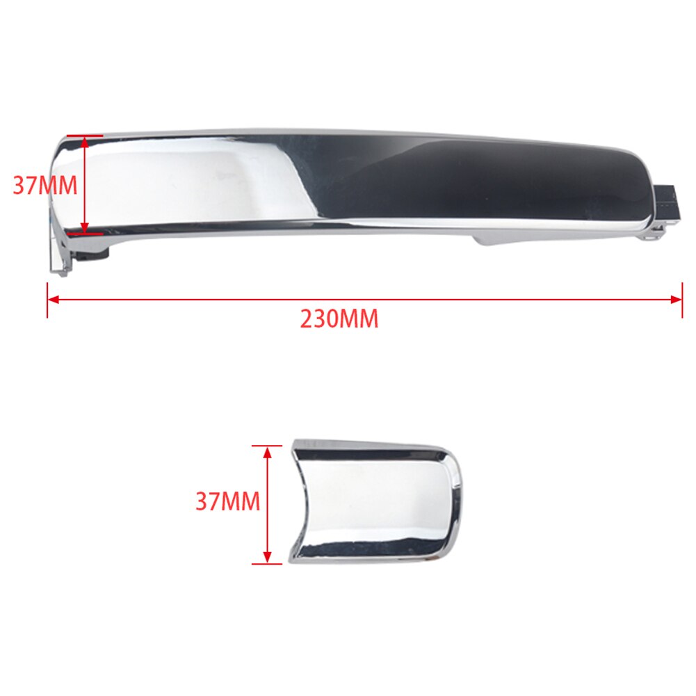 Bil utvendig dørhåndtak krom plast utvendig ytter ytter dørhåndtak for nissan murano rogue select infiniti  fx35 fx45