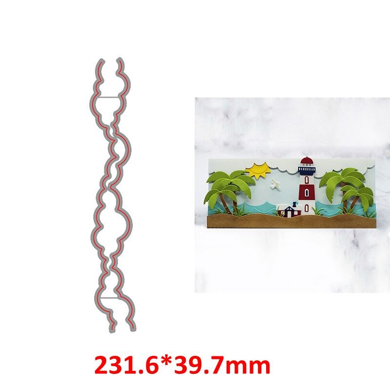 Slimline Metal Cutting Dies Set Stitched Rectangle Scallop Scale Round Irregular Geometry Lawn Architecture Border Frame: 9