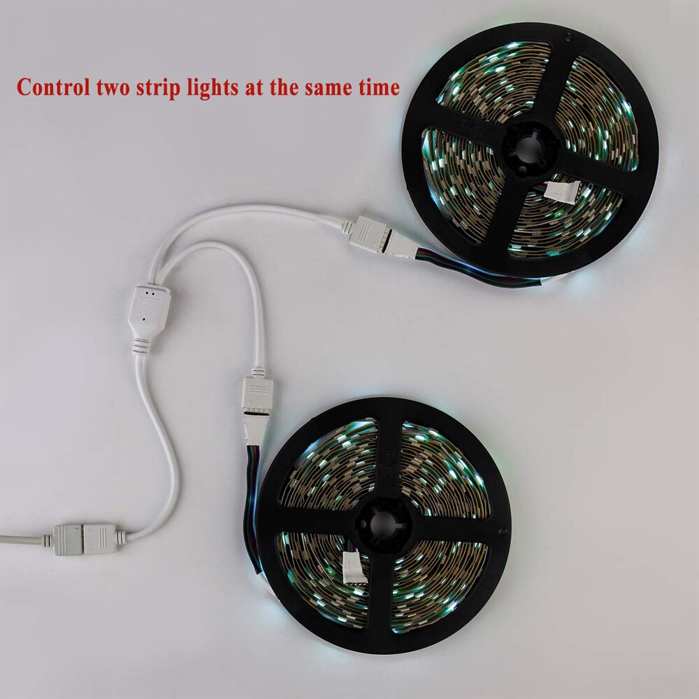 Cable conector RGB RGBW de 4 pines, conector hembra de 1 a 2, 3 y 4 pines, divisor para tira de luces LED 5050 3528 RGB RGBW + WW