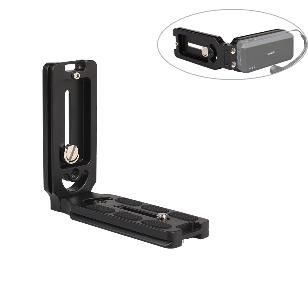 Kameratilbehør camfi l formplate hurtigutløserplate l brakettstativholder for dslr camfi kamera canon nikon sony