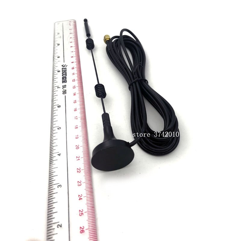 Omni directional 12dBi 2.4G 5G 5.8G Antenn For Rotuter MagnetIc base SMA Male RG174 3M Cable
