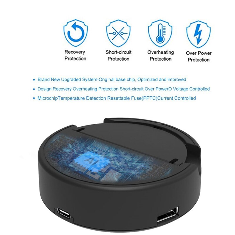 Commutateur à Lite Base de charge Mini NS unité principale avec support double chargeur externe USB