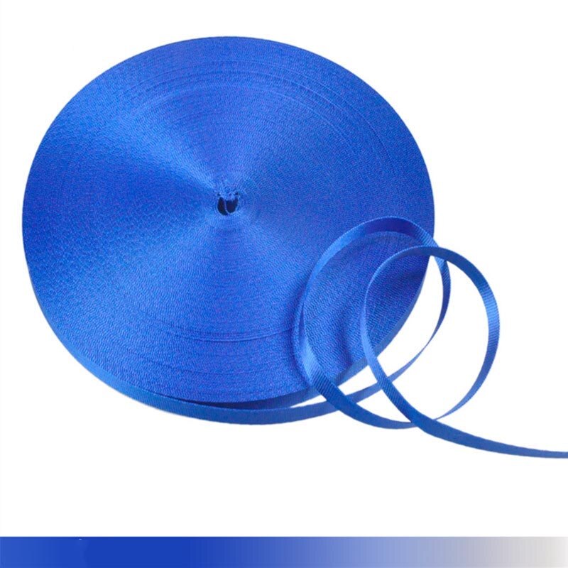 45meter Meetee 10mm Bunte Nylon Gurtband Band Straps Bias Band für Handgemachte Arbeit Karten Strap Kleidung Nähen Zubehör: RoyalBlue