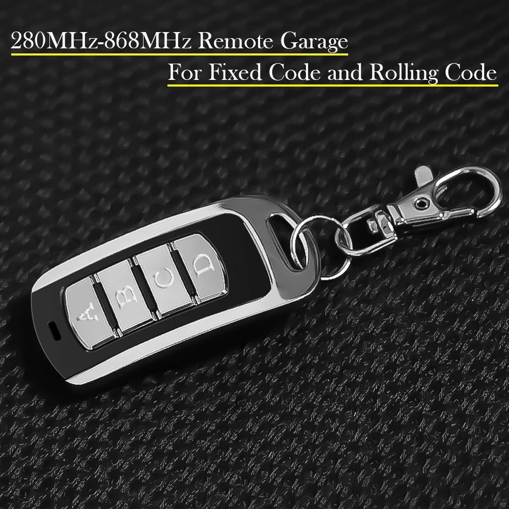 Multi-frequenz 280-868mhz Garagentor Fernbedienung rollen Code Garage Öffner Befehl