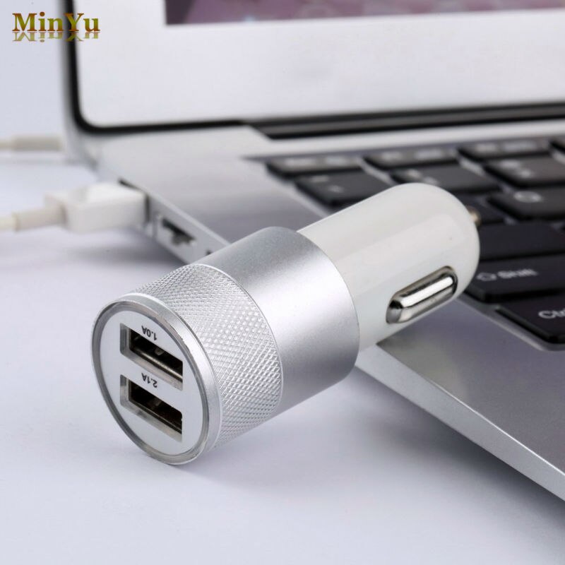 Dubbele usb 2- -poorts 2.1a autolader stroomadapter voor blackview  p2 e7s e7 a5 a8 bv2000s usb-poorten autolader alleen