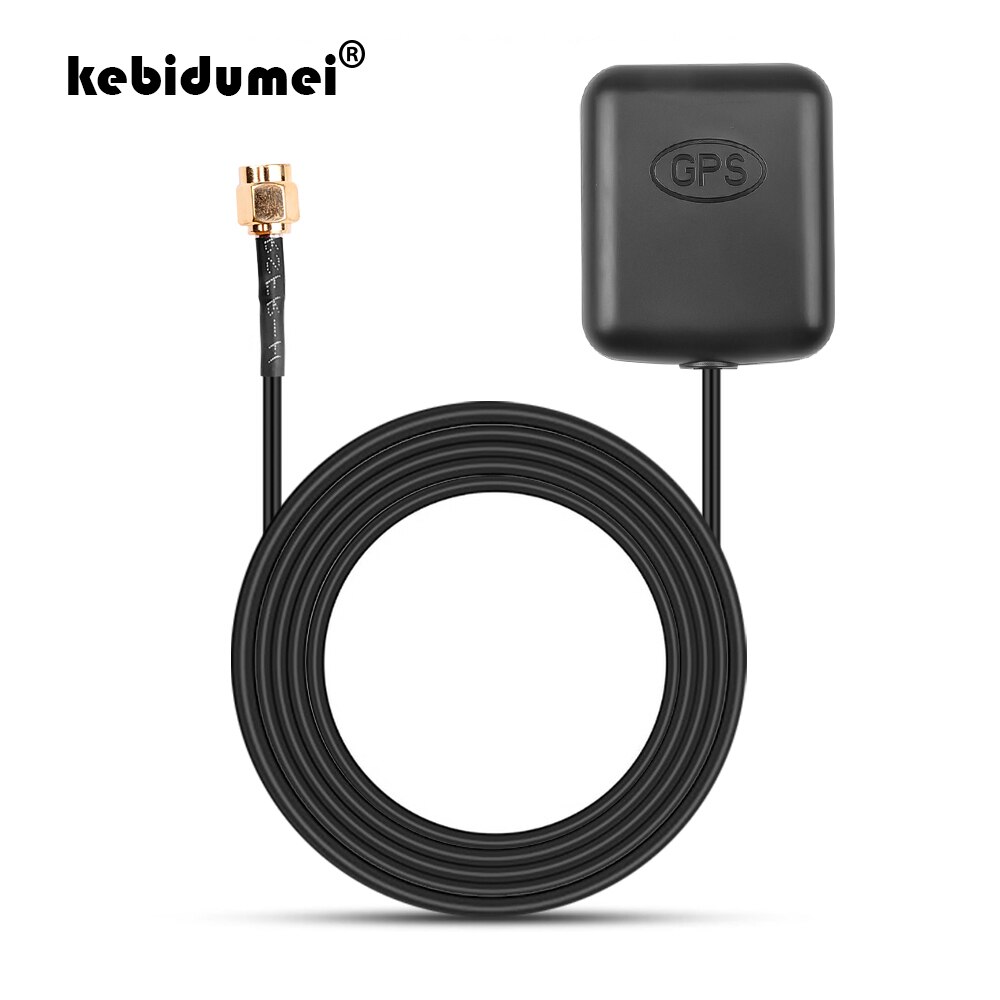 1575.42MHz Car GPS Receiver SMA Conector 3M cable GPS Antenna car Auto aerial adapter for DVD Navigation Night Vision Camera