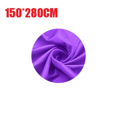 150*280CM bambini adulti cotone all&#39;aperto altalena coperta amaca coccole fino a terapia sensoriale bambino morbido elastico pacco altalena costante: Purple 150