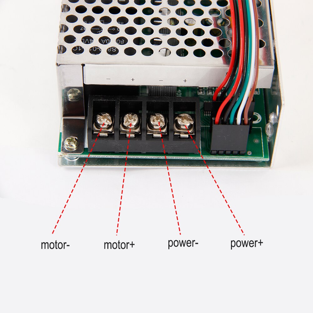 DC10-55V 40A Motor Governor Bidirectional Forward and Reverse DC Brush Motor Speed Governor with Digital Scale Tachometer