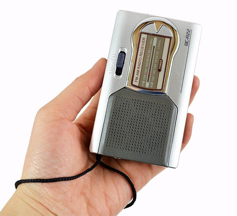 Mini Draagbare Radio Dual Band FM/AM Radio Pocket Radio met Ingebouwde Luidspreker