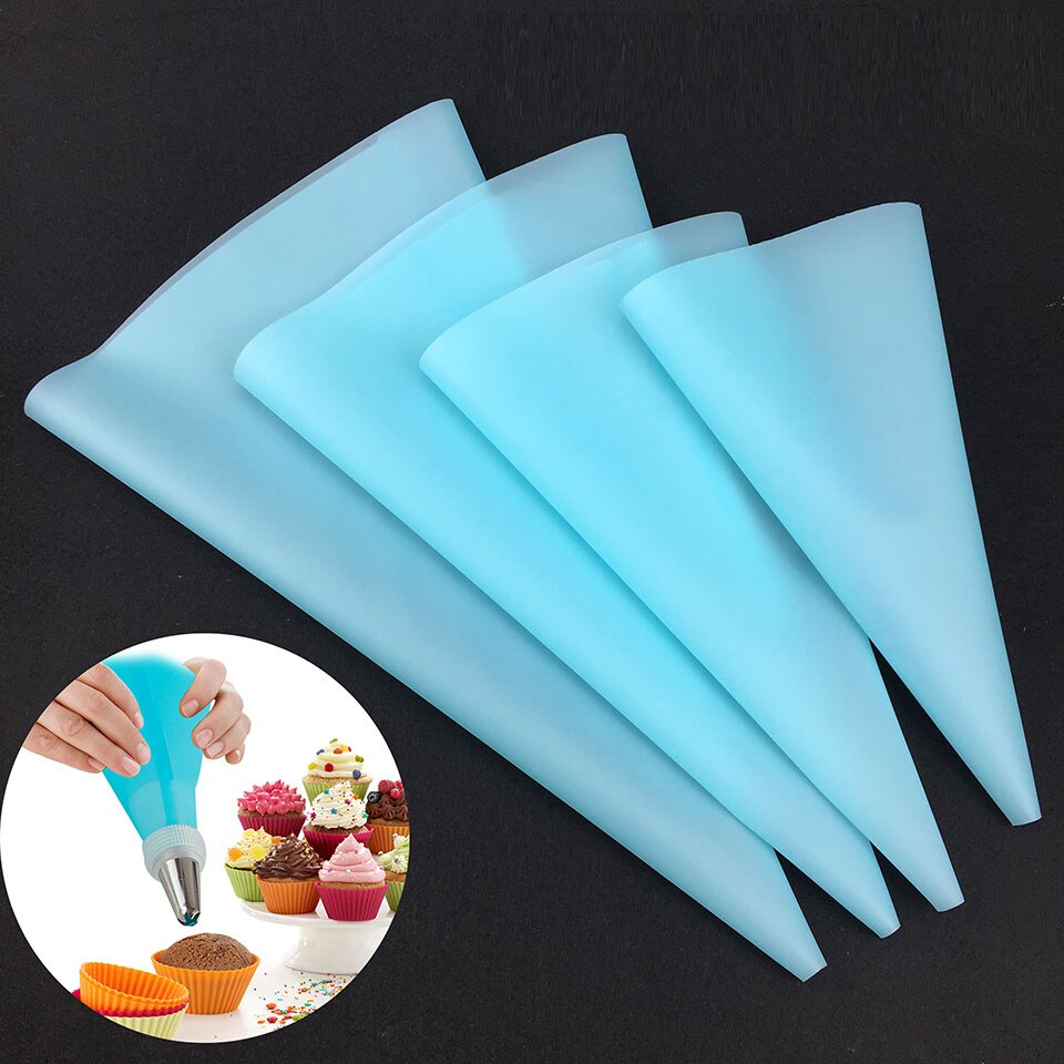 Food Grade EVA Pastry Tassen Icing Tassen Spuitzakken Cake Koken Decoratie Gereedschap 1pc