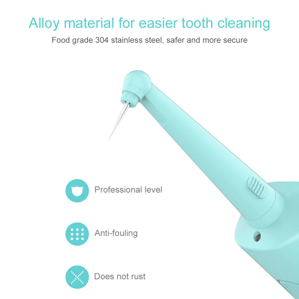 Ultra Sonic Sonic Tandheelkundige Scaler Tand Calculus Remover Cleaner Tand Vlekken Tandsteen Verwijderen Tool Tanden Whitening Kit Met Led Licht