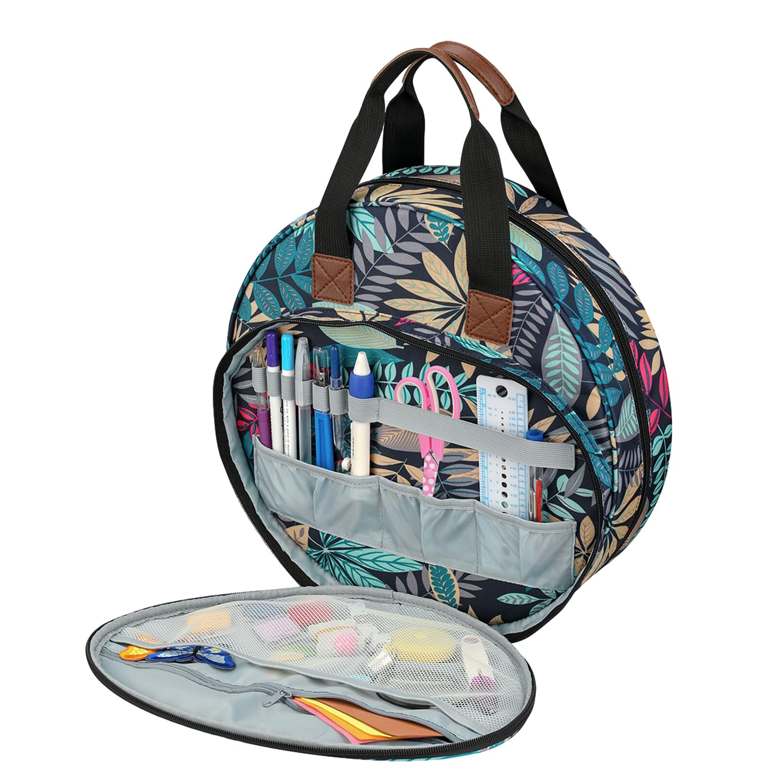 Portable Embroidery Tool Storage Bag Cross Stitch Set Storage Durable Bag Crochet Yarn Storage Bag
