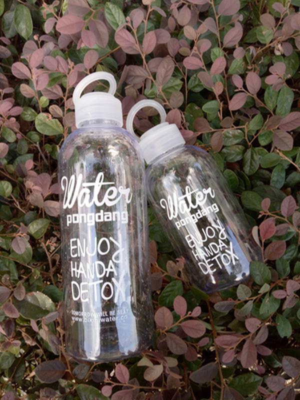 Gennemsigtig flaske sport flaske vand kop rejse cykling cykel tilbehør frugt bærbar juice