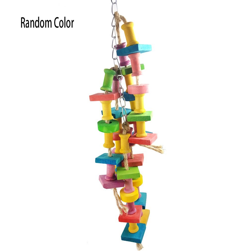 Parrot Swing Parrot Biting Toy Ladder Bird Parrot Toy Portable Bird Pet Supplies Bird Cage Accessories: Type3