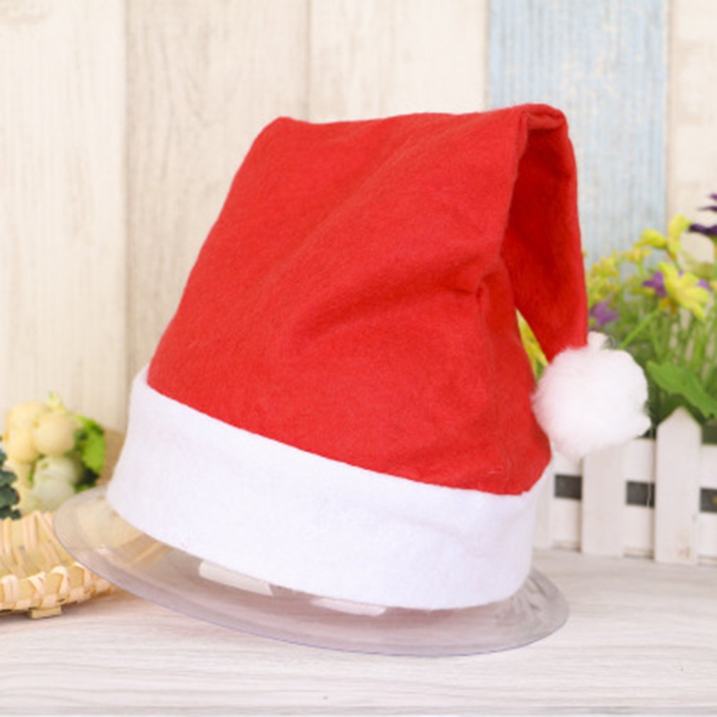 Juledekoration santa hatte  b1-2-1 ikke-vævet til voksne børn 20 stk børn jul hat jul klassiker