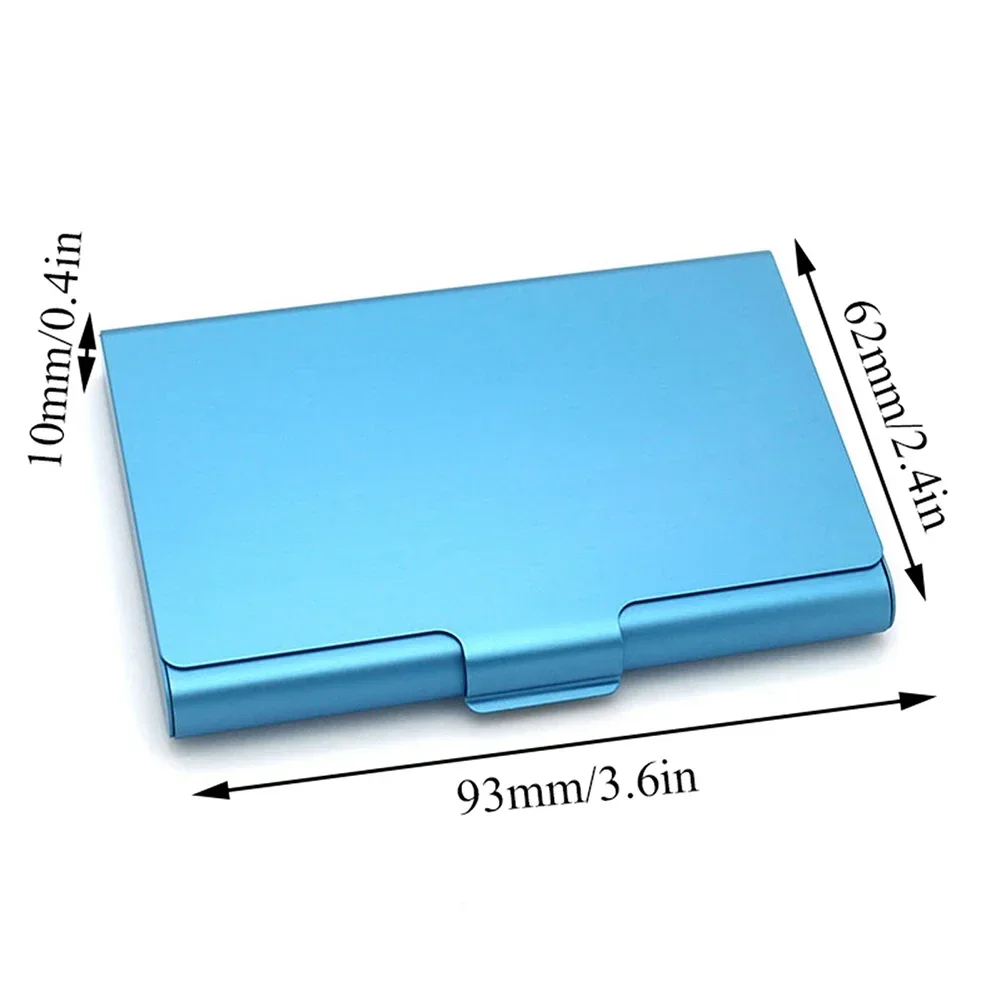 Visitekaarthouder Creditcardhouder Aluminium Kaarthouder Box Cover Heren Visitekaarthouder Kaart ID-kaarthouder